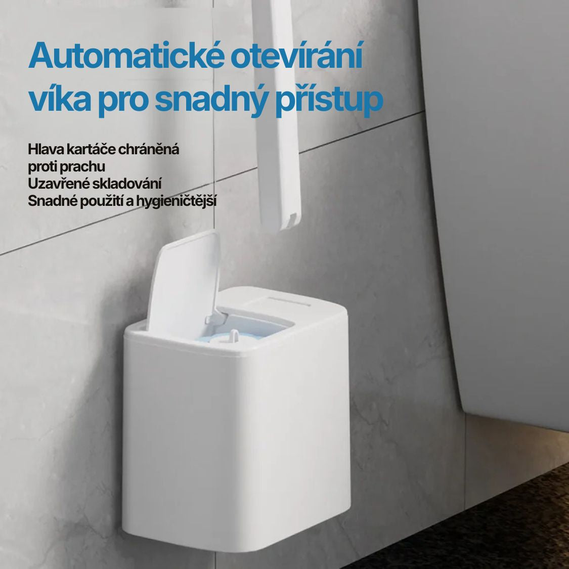 Heroza™ - Toaletní kartáč s vyměnitelnou hlavicí